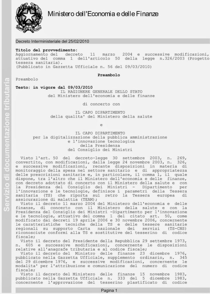 rsz__20100225_dm_comma_1-1-733x1024 ITALIANI SCHEDATI DAL PENTAGONO CON LA TESSERA SANITARIA – VIDEO